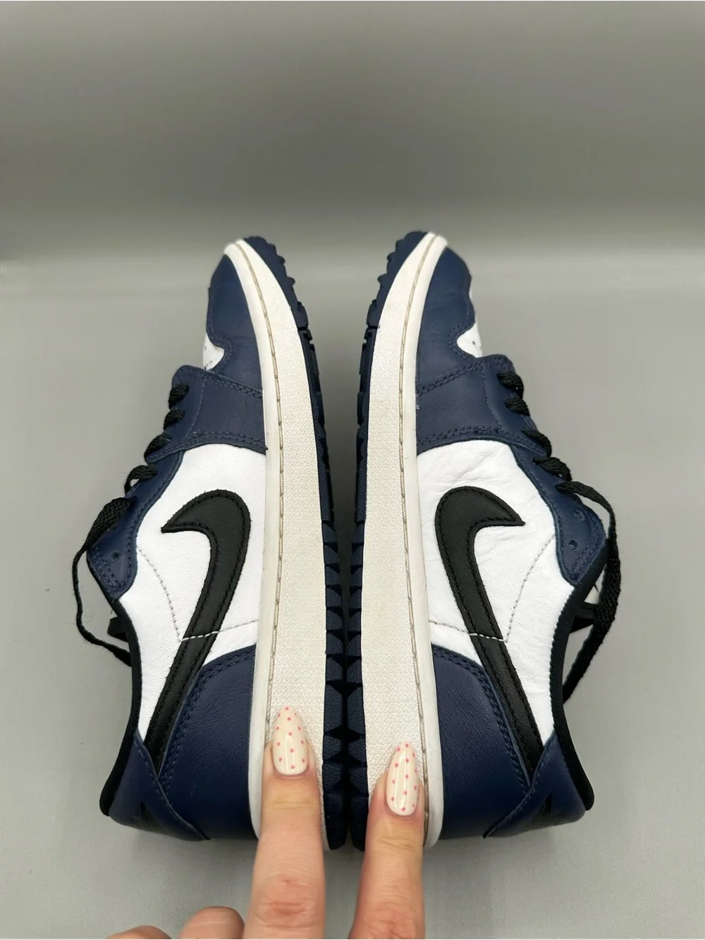 Nike Air Jordan 1 Low Golf Shoes Men Size 6 Midnight Navy